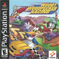 Woody Woodpecker Racing PAL Playstation box art